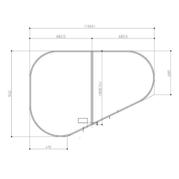 TOTO 部分品【EKK84089WR5】 １４００三角州湯ぶね２枚蓋Ｒ 保温 部材