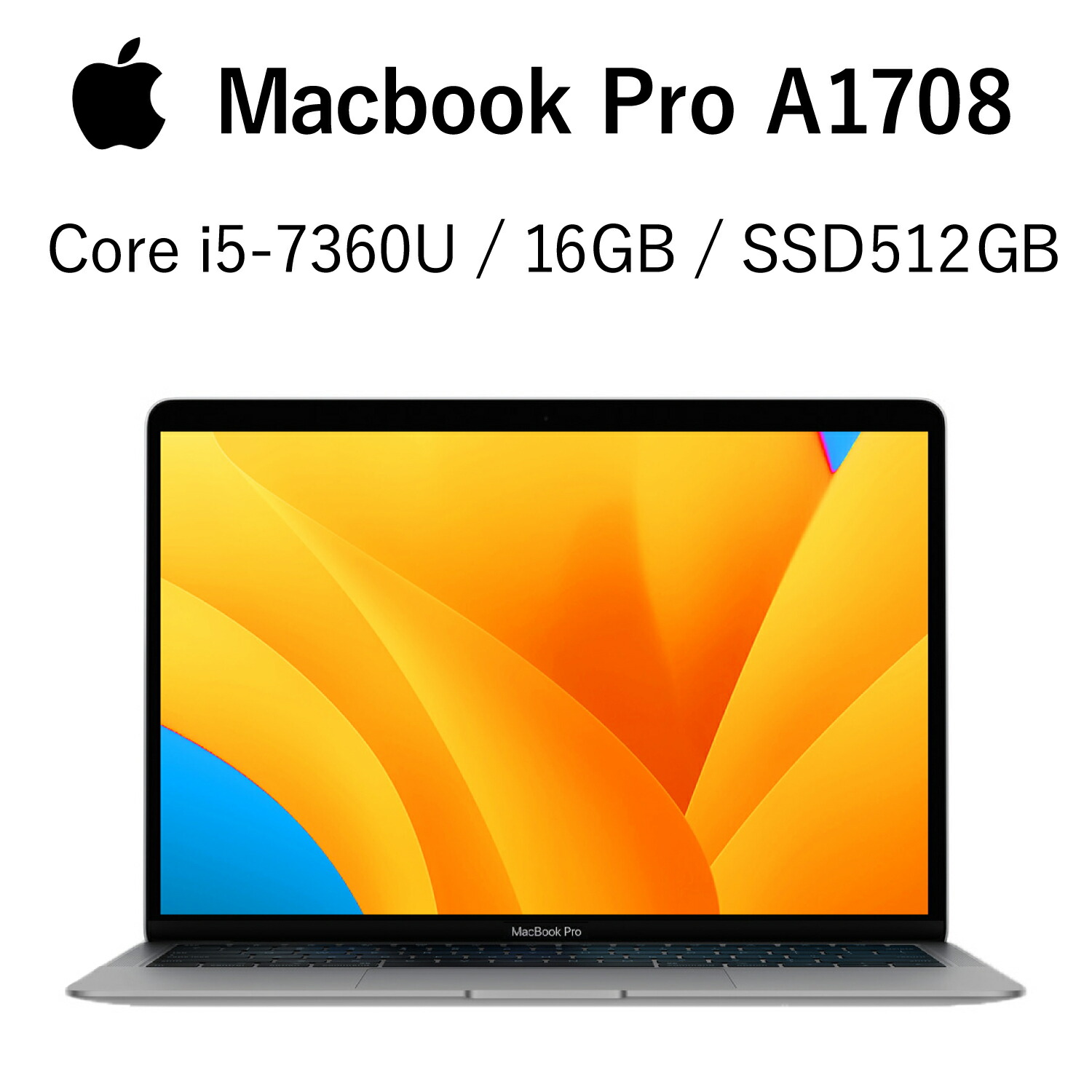 【動作品】Apple MacBook Pro A1989 上半身 MacBook Pro 13 2018 2019 A1989 4ポート スペースグレイ 液晶