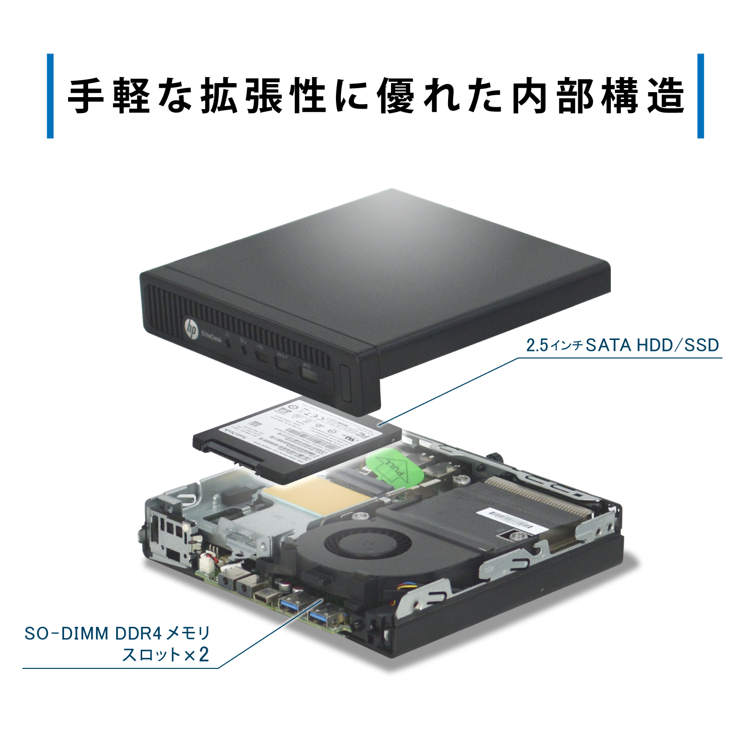 超目玉 HP Elitedesk 800 第6世代Core i7 新品SSD256GB | www