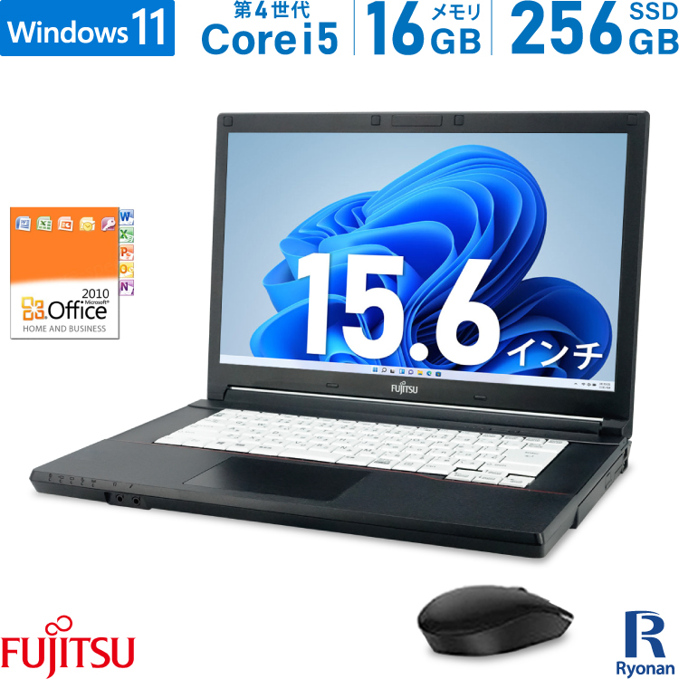 FUJITSU Notebook LIFEBOOK A743 Core i7 8GB 新品HDD2TB DVD-ROM 無線
