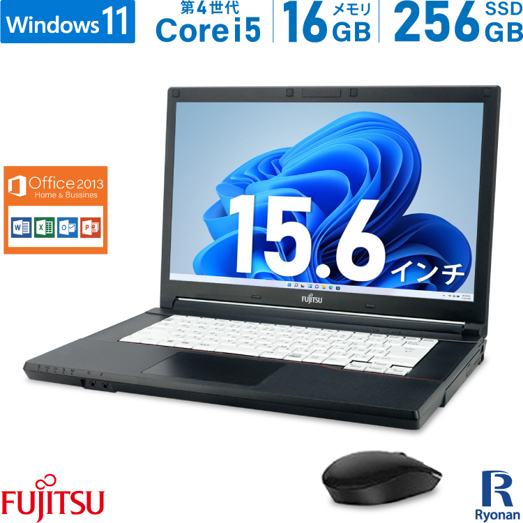 FUJITSU Notebook LIFEBOOK A743 Core i7 4GB 新品SSD4TB DVD-ROM