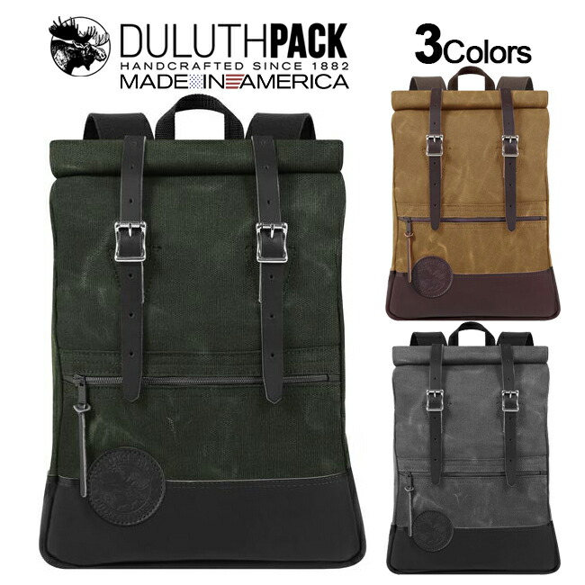 ダルースパック ワンダラー 黒 Duluth Pack Wandere Duluth Pack Wanderer ダルースパック ワンダラー : UPI OUTDOOR
