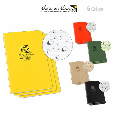 楽天市場】Rite in the Rain Mini Stapled Notebookライト イン ザ