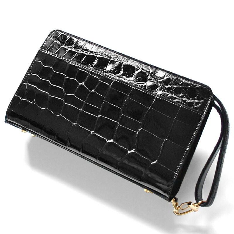 楽天市場】セカンドバッグ メンズ 高級素材であるカイマンワニ革