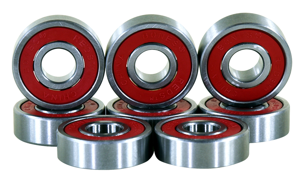 く日はお得♪ BONES ベアリング 8個SET REDS ボーンズ BEARING ボーンズベアリング REDZ SKATEBOARD  BEARINGS 8 PACK スケボー ベアリングスケートボード パーツ ウィール sk8 8点セット スケートボード スクーター ローラーブレード  qdtek.vn