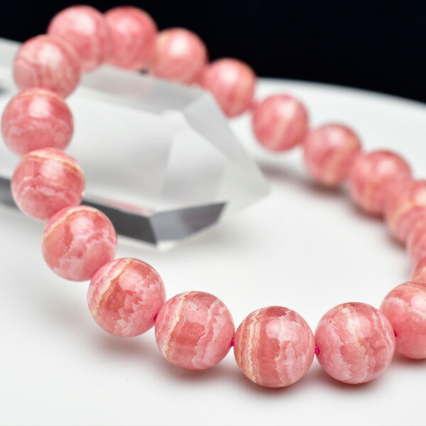 楽天市場 インカローズ ロードクロサイト ブレスレット ペルー産 約10 5mm 19珠 くっきり縞模様 インカローズ ロードクロサイト ブレスレット 数珠 天然石 パワーストーン ペルー産 39ショップ アップストーン楽天市場店