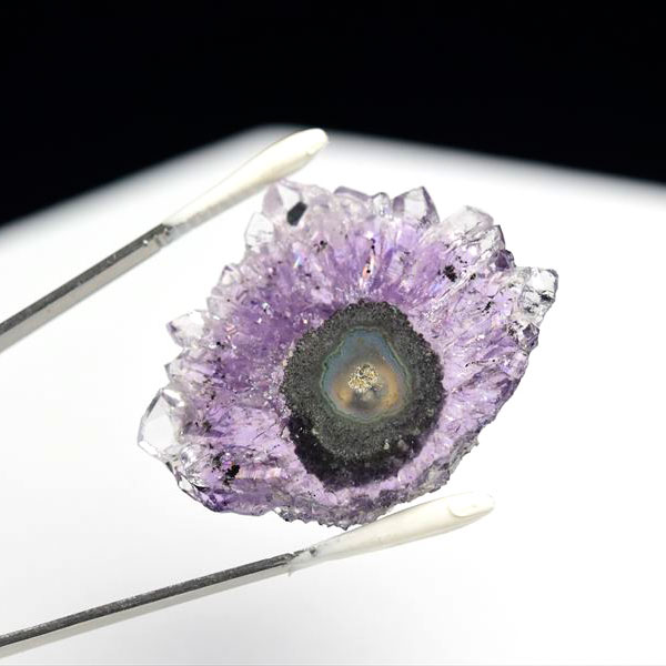 楽天市場】フラワーアメジスト スライス スタラクタイト 原石