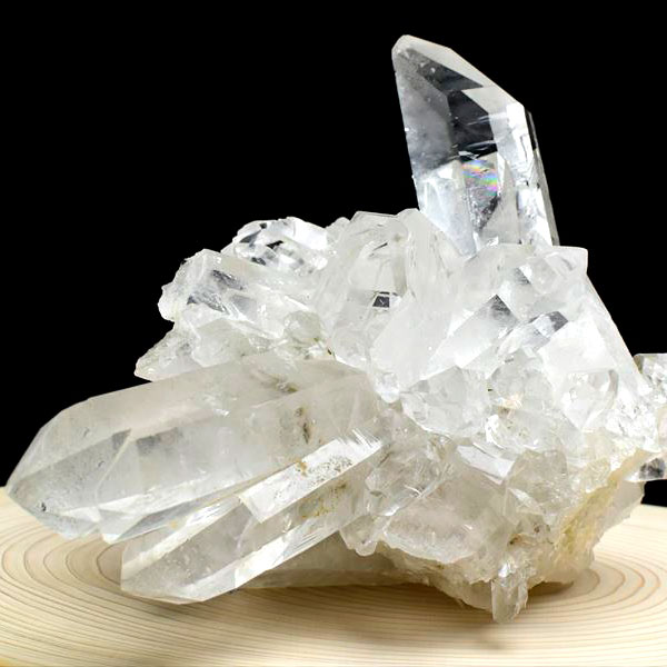 楽天市場】タンジェリンクォーツ 水晶 クラスター 原石 EXグレード