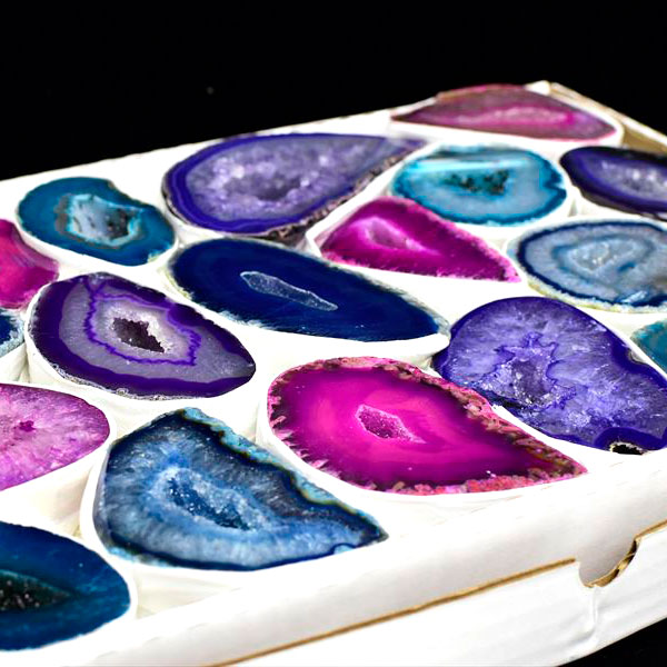 楽天市場】アゲート カラー ジオード 晶洞◇約89.4g◇ カラー