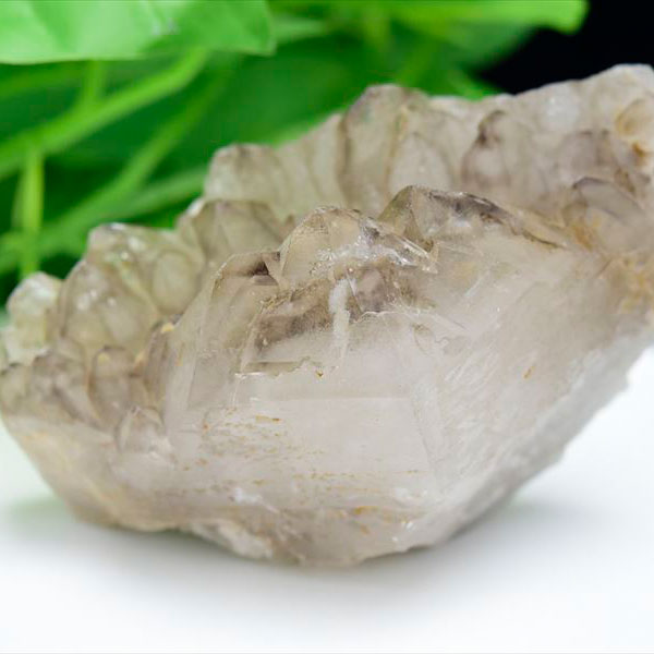 スモーキー アリゲータークォーツ ジャカレー水晶 ■ブラジル･ミナスジェライス州アラスアイ産■【約352.5g】 ブラジル産｜アリゲータークォーツ｜ジャカレー｜エレスチャル｜ワニ水晶｜天然石｜パワーストーン｜ ■39ショップ■47