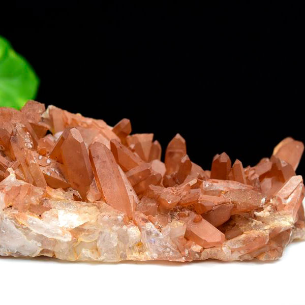 タンジェリンクォーツ 水晶 クラスター 原石 EXグレード ■ブラジル・コリント産■【約610.5g】 ブラジル産｜コリント産｜蜜柑水晶｜tangerine｜群晶｜原石｜クラスター｜コリント｜天然石｜パワーストーン ■39ショップ■33