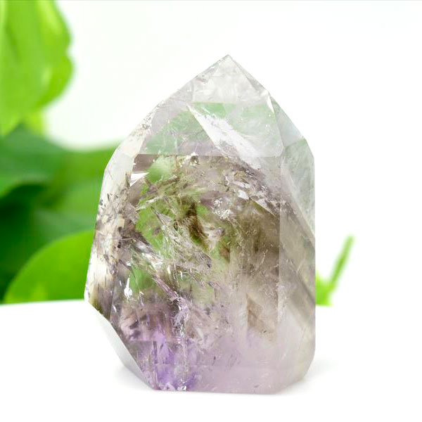 楽天市場】アメジスト ファントム ポイント 六角柱 【約230.5g