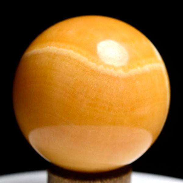 楽天市場】オレンジカルサイト 丸玉 スフィア 置物 【径：約50mm前後