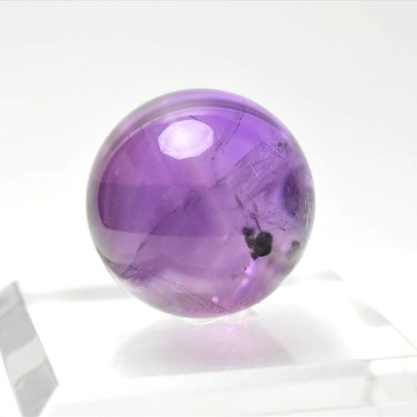 楽天市場】アメジスト ファントム EXグレード 丸玉 【約48mm】台座付き