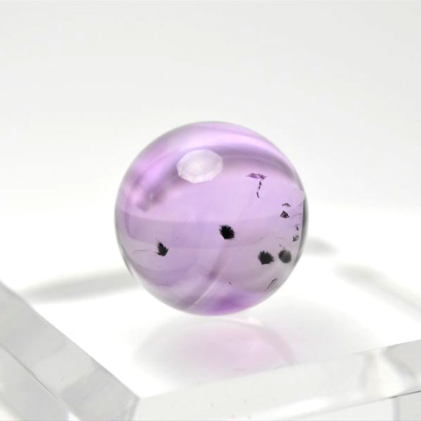 楽天市場】アメジスト ファントム EXグレード 丸玉 【約48mm】台座付き