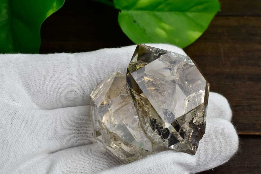 ハーキマーダイヤモンド 32.5ct ニューヨーク州ハーキマー地区産 結晶