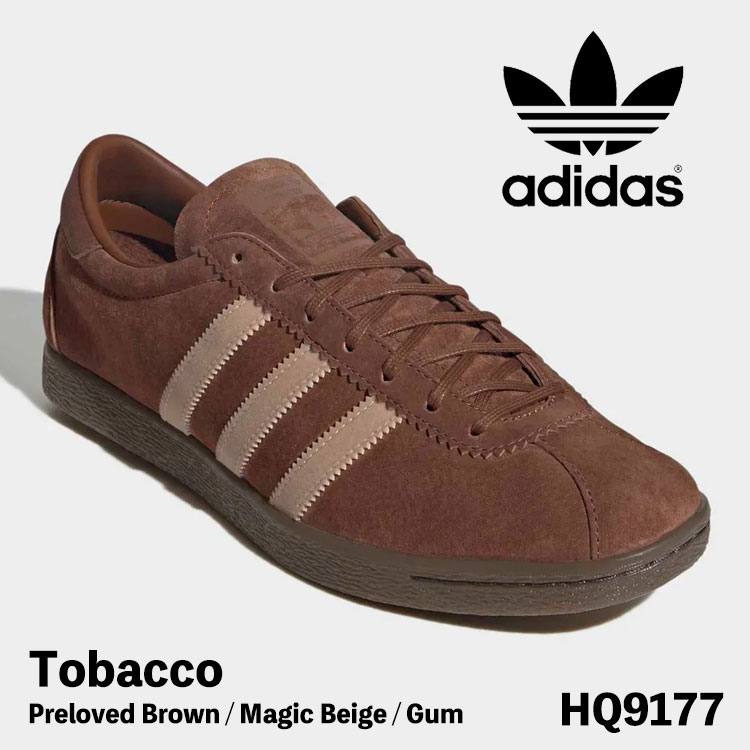 アディダス オリジナルス スニーカー adidas Originals スニーカー Tobacco タバコ HQ9178 Preloved Brown / Magic Beige / Gum シューズ【中古】未使用品