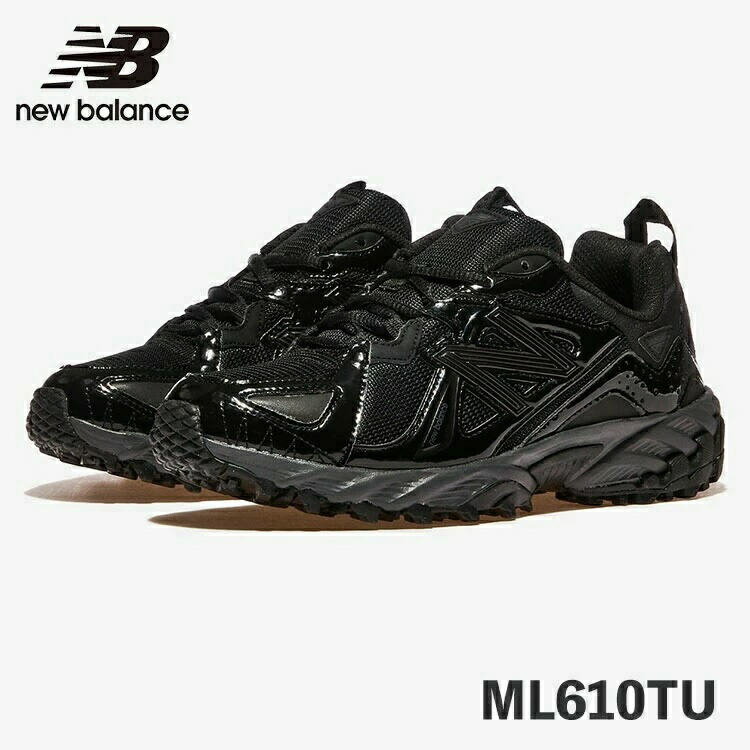 ニューバランス 610 スニーカー New Balance 610 ML610TU BLACK ブラック シューズ【中古】未使用品|upsuke