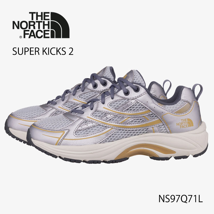 【正規品】ノースフェイス スニーカー THE NORTH FACE SUPER KICKS 2 SILVER NS97Q71L【中古】未使用品｜upsuke