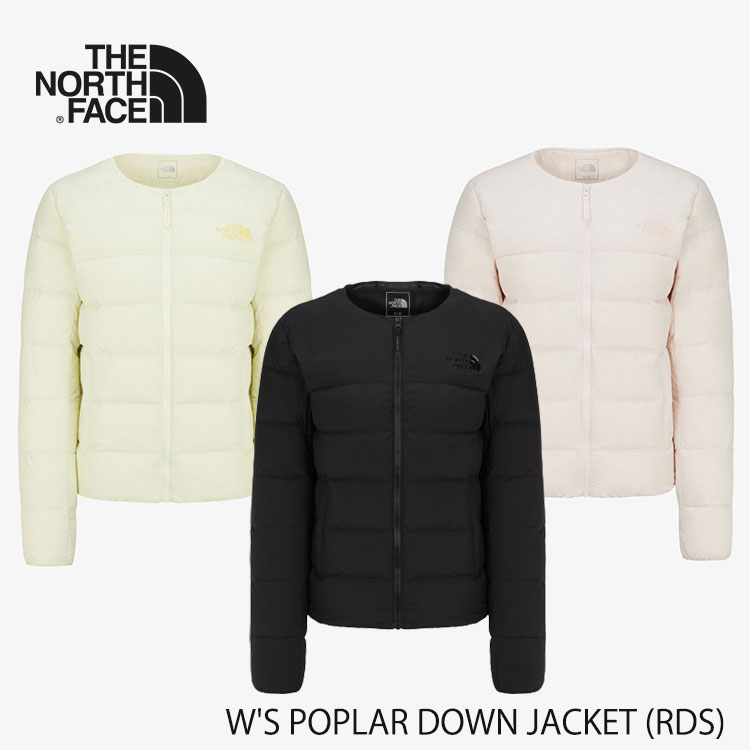 ノースフェイス ダウンジャケット THE NORTH FACE W'S POPLAR DOWN JACKET (RDS) ポーラ ダウンジャケット BLACK ブラック LIGHT_PINK ライトピンク LEMONADE レモネード NJ1DR30A/B/C ウェア【中古】未使用品【中古】未使用品