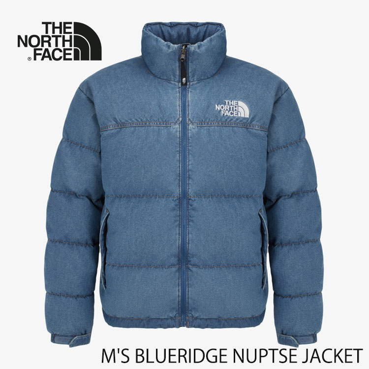 ノースフェイス ダウンジャケット THE NORTH FACE ダウン メンズ M'S BLUERIDGE NUPTSE JACKET メンズ ブルーリッジ ヌプシ ジャケット BLUE デニム ブルー NJ1DR66A ウェア【中古】未使用品【中古】未使用品