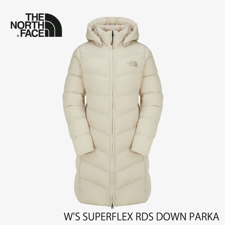 ノースフェイス ダウン レディース THE NORTH FACE ダウンジャケット レディース W'S SUPERFLEX RDS DOWN PARKA ウィメンズ スーパー フレックス RDS ダウン パーカ CREAM_BEIGE クリームベージュ NJ1DQ38A ウェア【中古】未使用品【中古】未使用品
