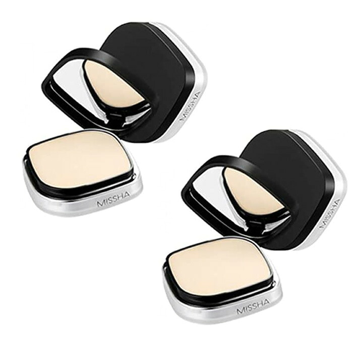 【2個セット】MISSHA Signature Dramatic Two Way Pact ミシャ シグネチャー ドラマチック ツーウェイ パクト ファンデーション ベースメイク 韓国コスメ 正規品 国内発送