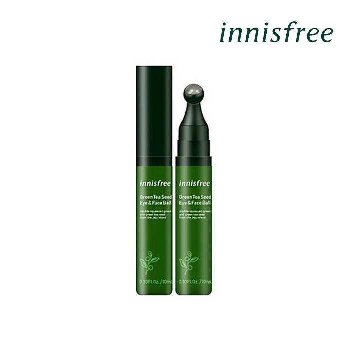 Innisfree イニスフリー 10ml アイ アイクリーム アイケア グリーンティーシード スキンケア フェイスボール ロールオン 保湿 国内発送 正規品 韓国コスメ 日本未発売 グリーンティーシード