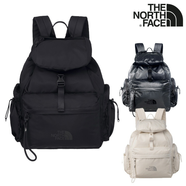 北の方人間の顔 背嚢 THE NORTH FACE BONNEY BACKPACK ボニー うしろ側容器に並べる レディース BLACK 黒いこと SILVER_GRAY しろがね色薄墨色 CREAM 皮膚軟化剤 NM2DR09J/K/L 御徒面子 【中古】未当て嵌める品