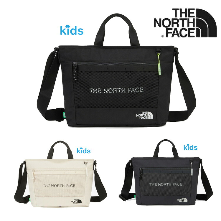 ノースフェイス バッグ THE NORTH FACE JR. SIMPLE MESSENGER BAG ジュニア シンプル メッセンジャー バッグ BLACK ブラック CREAM クリーム CHARCOAL チャコール NN2PR04R/S/T バッグ 【中古】未使用品｜upsuke