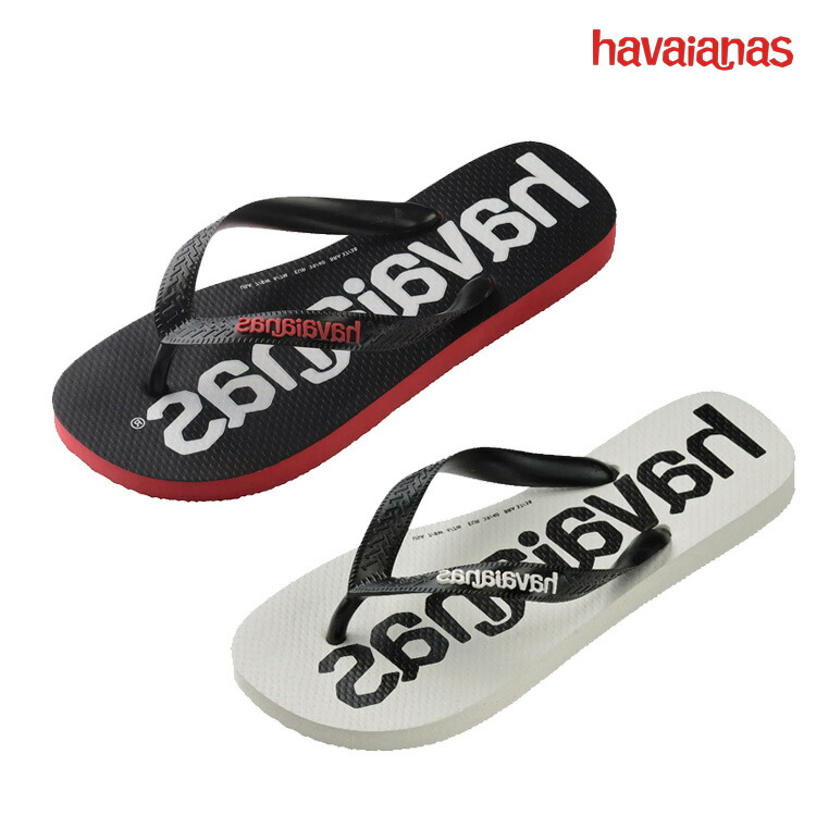 ハワイアナス サンダル HAVAIANAS メンズ レディース FLIP FLOPS Top Logomania2  フリップ フロップス とっ始め ロゴタイプ愛読者2 RUBY RED ルビー赤いこと WHITE 白いこと 41457412090/3624 シューズ メンズ靴-靴