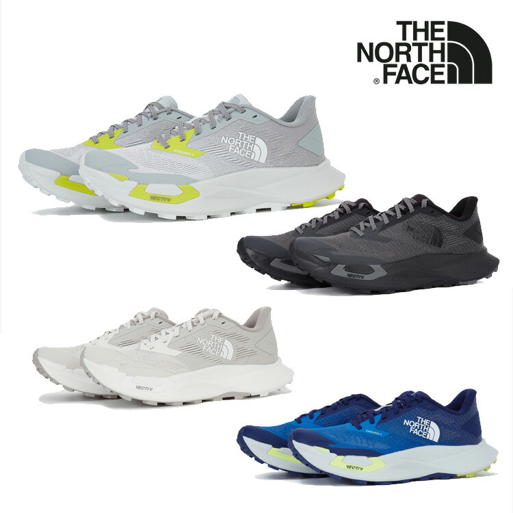 ノースフェイス スニーカー THE NORTH FACE メンズ M VECTIV ENDURIS 4 男性 ベクティブ エンデュリス 4 GRAY グレー BLACK ブラック BLUEブルー IVORY アイボリー NS97Q51A/B/C/D 【中古】未使用品
