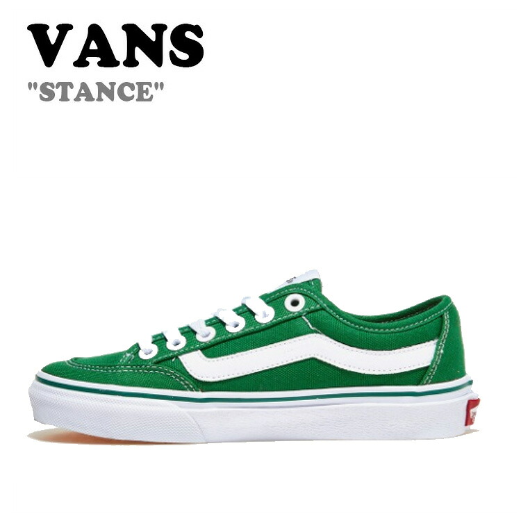 バンズ スニーカー VANS メンズ レディース STANCE スタンス GREEN/WHITE グリーン/ホワイト V362 シューズ 1010090716【中古】未使用品|upsuke