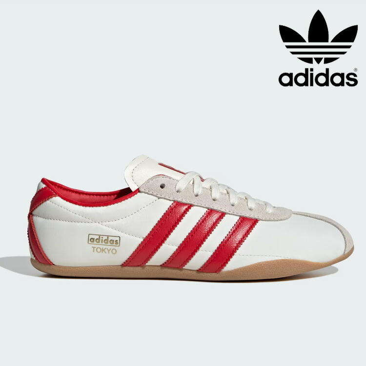 アディダス オリジナルス スニーカー adidas Originals Tokyo トーキョー メンズ レディース Off White / Better Scarlet / Gum オフホワイト ベタースカーレット ガム JI3300 シューズ 【中古】未使用品