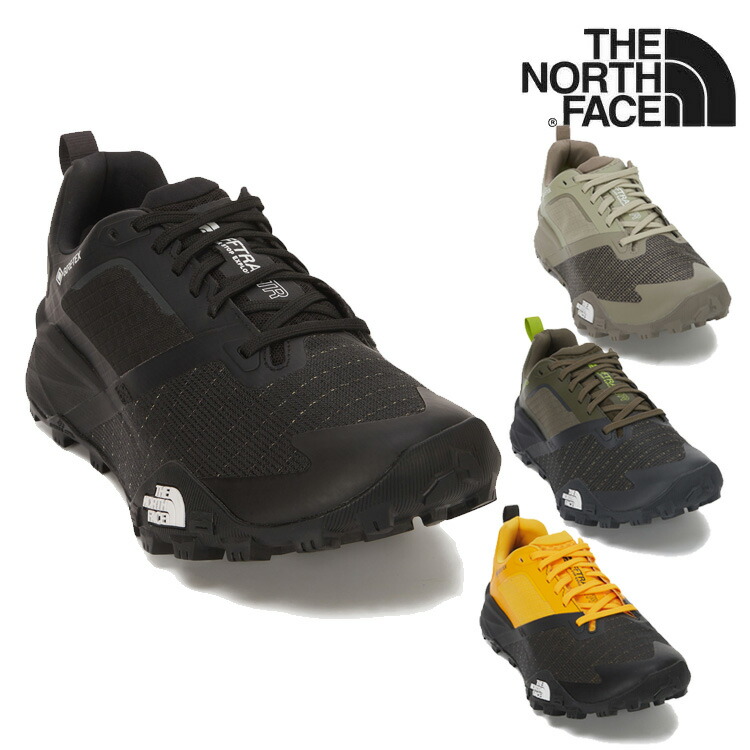 北の方人間の顔 スニーカー THE NORTH FACE M OFFTRAIL TR GTX メンズ オフトレイル TR ゴアテックス BLACK 黒いこと GRAY 薄墨色 OLIVE オリーブ GOLD ゴールド NS97Q56A/B/C/D シューズ 【中古】未当て嵌める品