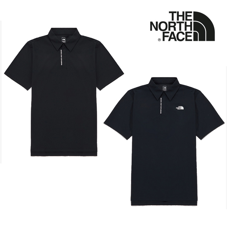 ノースフェイス ポロシャツ THE NORTH FACE M'S ICE GREEN S/S POLO SE メンズアイスグリーン アイス グリーン ショートスリーブ ポロ BLACK ブラック DARK_NAVY ダークネービー NT7PR02A/B 半袖 ウェア 【中古】未使用品|upsuke