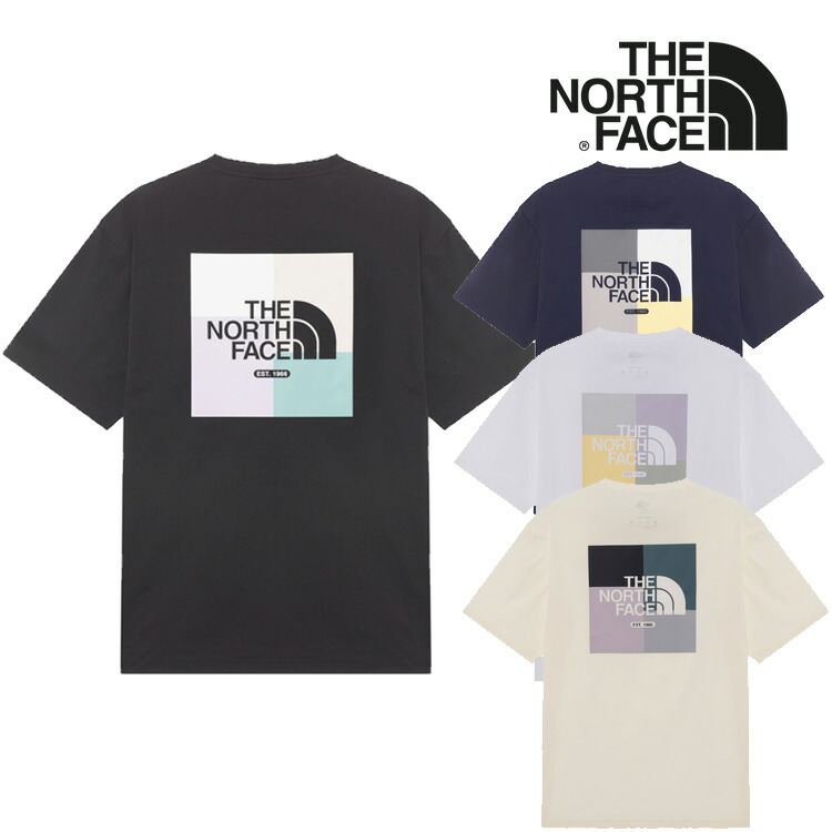 ノースフェイス Tシャツ THE NORTH FACE COLOR PEAK S/S R/TEE カラー ピーク ショートスリーブ ラウンドTシャツ BLACK ブラック WHITE ホワイト CREAM クリーム DARK_NAVY ダークネービー 半袖 NT7UR24J/K/L/M ウェア 【中古】未使用品