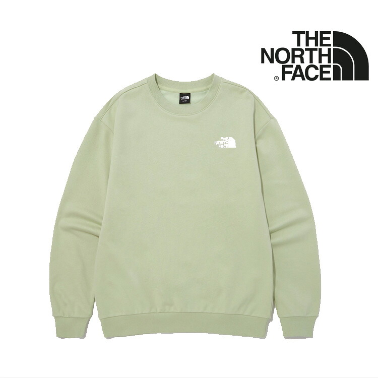 北の方人間の顔 汗水 THE NORTH FACE  スウェットメンズ レディース ESSENTIAL EX SWEATSHIRTS エッセンシャル EX トレーナー NM5MP10C  お召しもの 【中古】未当て嵌める品