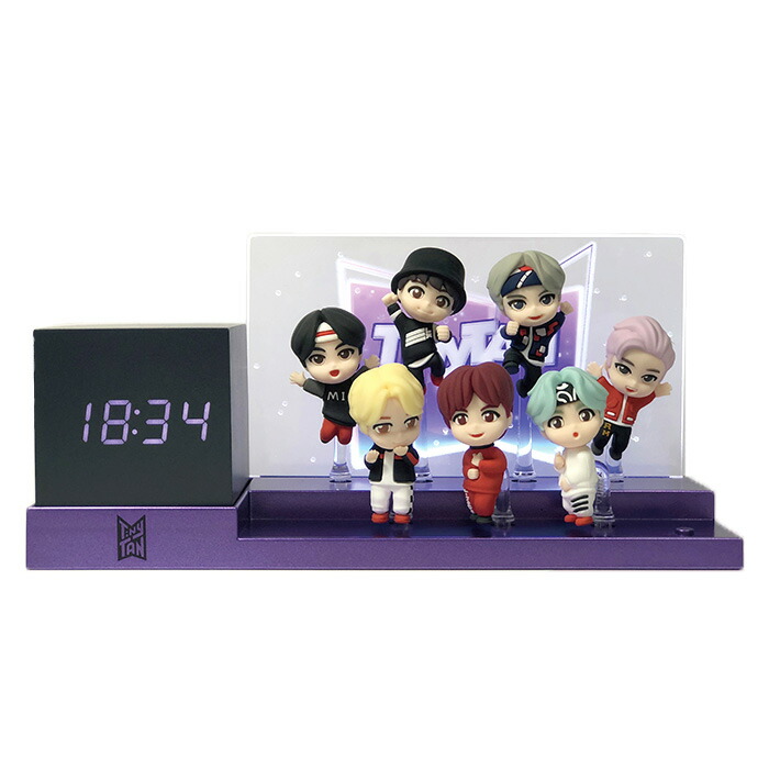 定番の冬ギフト 公式グッズ フィギュア付きled時計 Clock Light Diorama Door Magic Tinytan タイニータン 防弾少年団 Bts バンタン 国内発送 正規品 韓国 グッズ Bts 置き時計 掛け時計 Empoderadxs Com Br