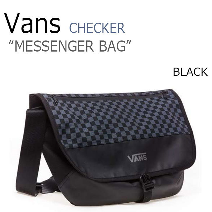【楽天市場】バンズ バッグ VANS チェッカーボード メッセンジャーバッグ CHECKERBOARD MESSENGER BAG BLACK