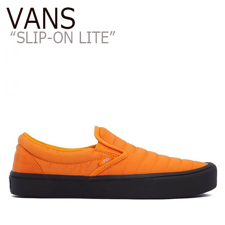 新規購入 バンズ スリッポン スニーカー Vans メンズ レディース Slip On Lite スリッポンライト Quilted Russet Orange Black キルテッド オレンジ ブラック Vn0a2z63ud0 シューズ 安心の定価販売 Flymates Team Com