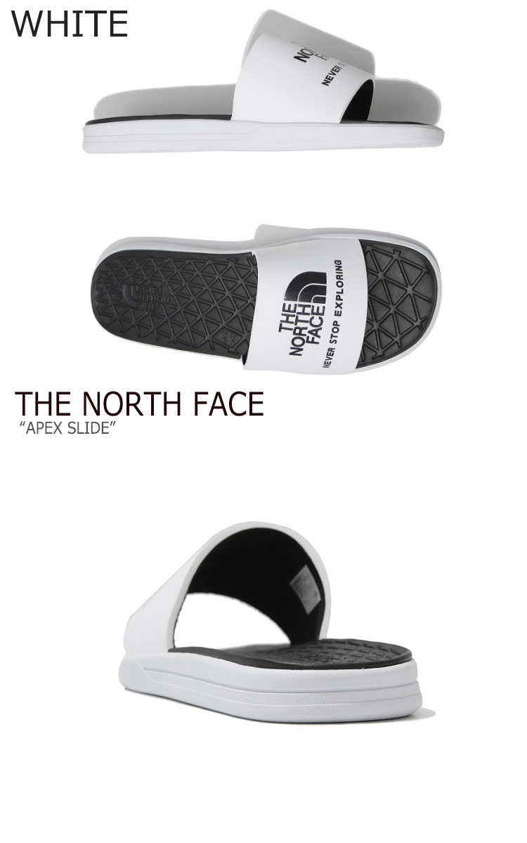 black north face slippers