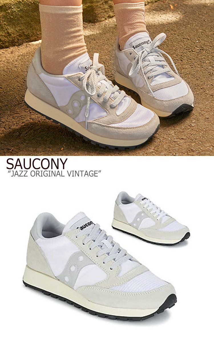 想像を超えての サッカニー ジャズオリジナル スニーカー Saucony メンズ レディース Jazz Original Vintage ジャズ オリジナル ヴィンテージ White ホワイト S 75 シューズ Upsuke 高速配送 Blog Hindikhabar Com