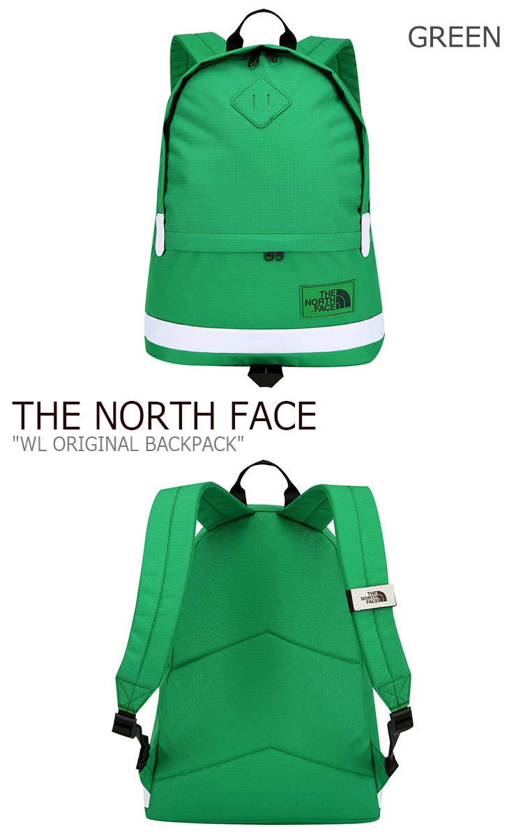 the north face backpack green