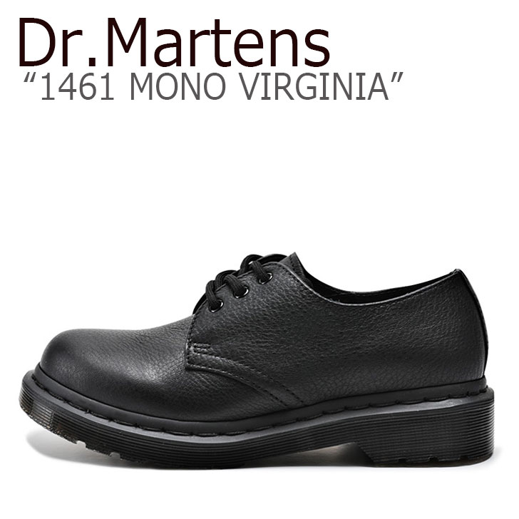 dr martens black mono virginia