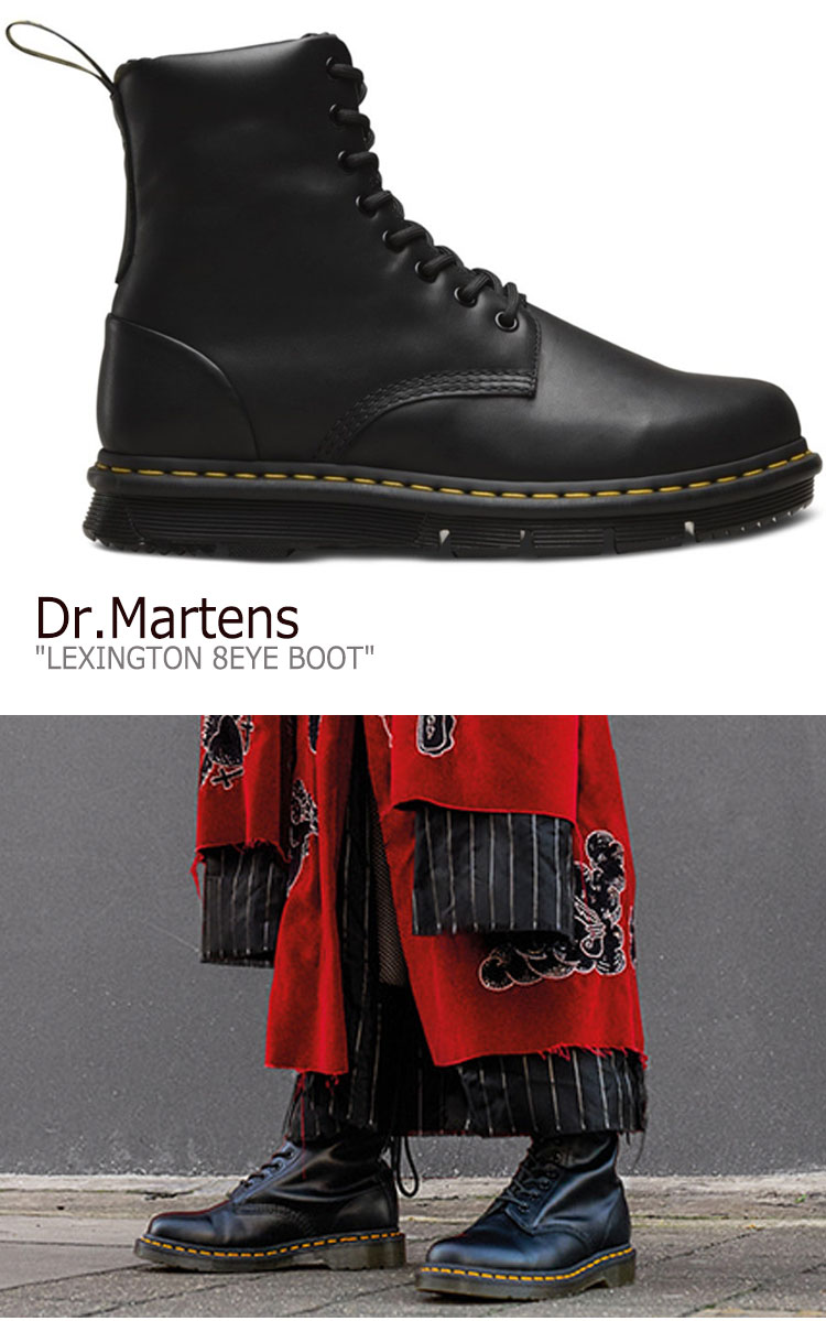 dr martens black lexington boots