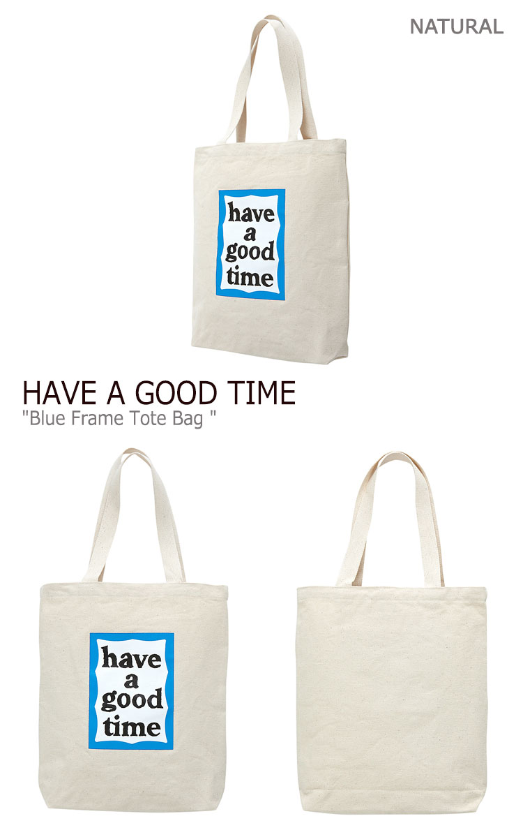 楽天市場 ハブアグットタイム エコバッグ Have A Good Time メンズ レディース Blue Frame Tote Bag ブルー フレーム トートバッグ 全3色 Flgdaa1b21 2 Cnba9fr18bk T1 Hgt18fwttb11 2 バッグ Upsuke