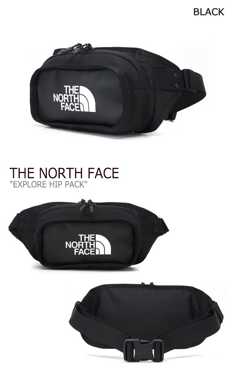 black north face fanny pack