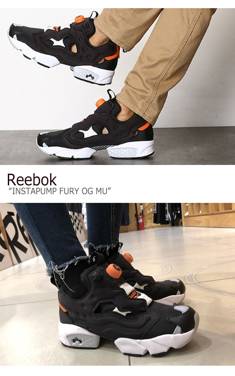 超大特価 リーボック ポンプフューリー スニーカー Reebok メンズ レディース Instapump Fury Og Mu インスタポンプ フューリー Og Mu Black ブラック Orange オレンジ White ホワイト Eh1785 シューズ 中古 未使用品 50 Off Tallerdecalzado Com