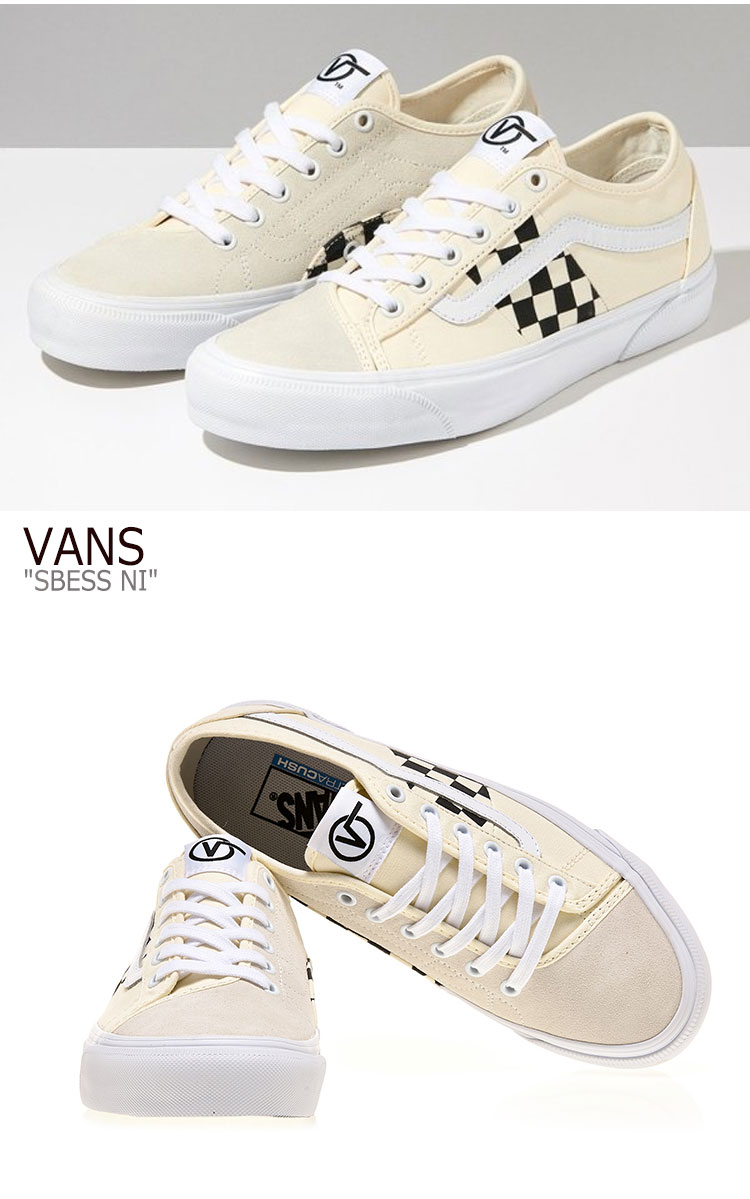 初回限定 バンズ スニーカー Vans メンズ レディース Bess Ni Checkerboard べスエヌアイ チェッカーボード Classic White True White クラシックホワイト トゥルーホワイト Vn0a4btht80 シューズ 大流行中 Www Entraide Ma